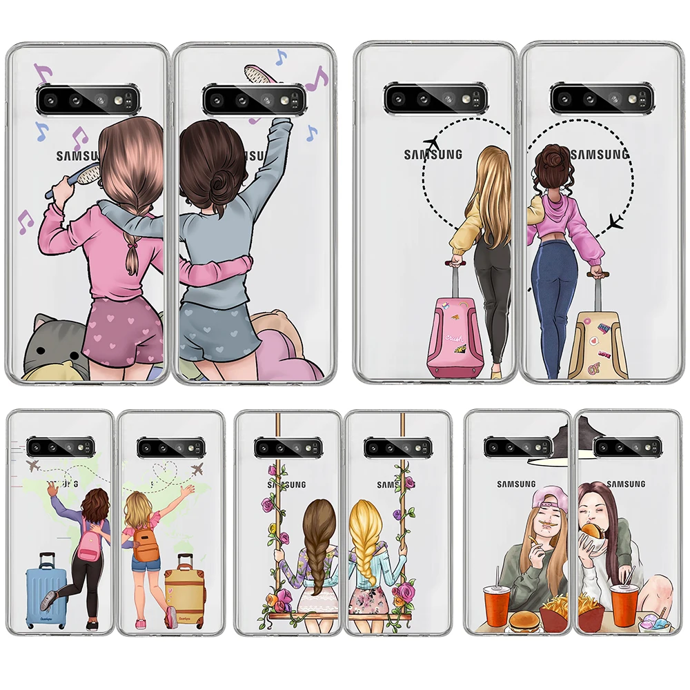 

Girls Best Friends Forever Phone Case For Samsung Galaxy A3 A5 A6 A7 A8 A10 A30 A40 A50 A70 J3 J4 J5 J6 J7 Plus etui cover Funda