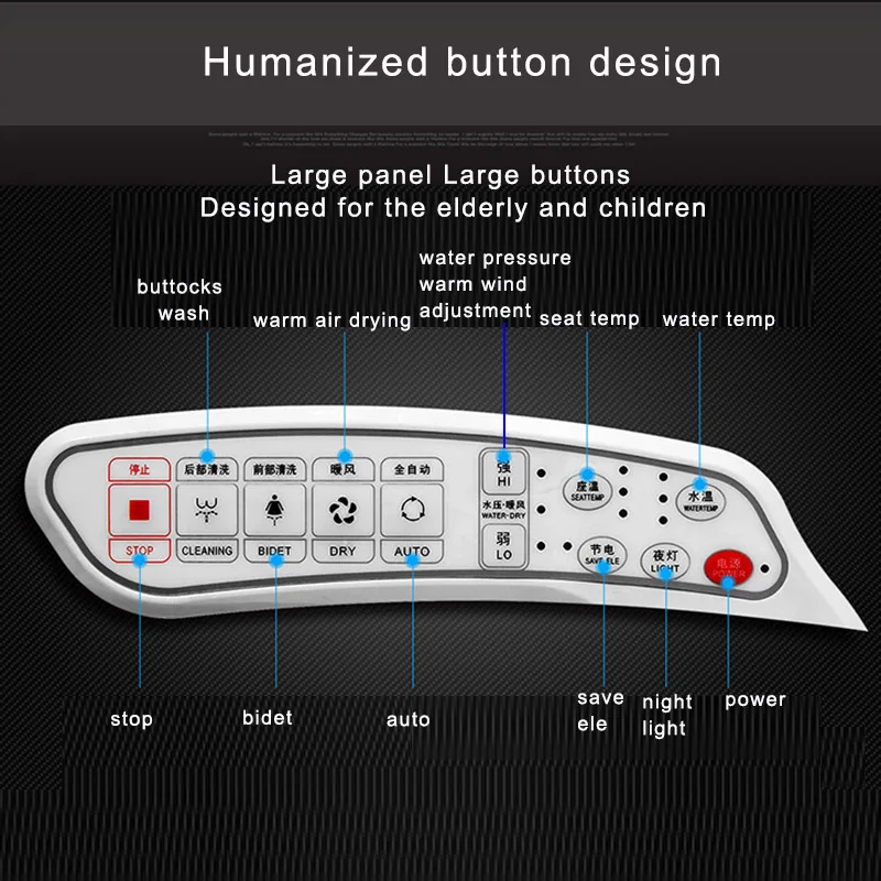 Крышка Wetips умная крышка для унитаза Cierre lento Inodoro электронная биде детей и пожилых