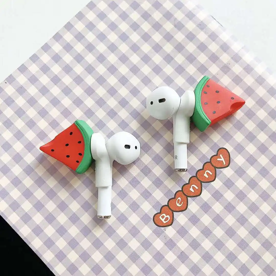 Милые Мультяшные брелоки для наушников Apple Airpods 1/2/pro силиконовые аксессуары