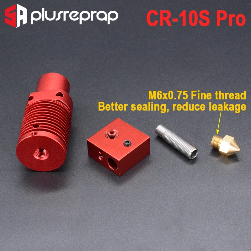 

3D Printer CR-10S PRo 12V 24V Assembled Extruder Hotend Kit Nozzle Aluminum Heat Block with Heater Thermistor Ender-3 CR10 Parts