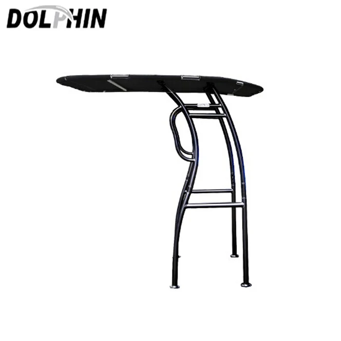 Тонкая лодка Dolphin Pro2 с черным покрытием/Центральная консоль T TOP W/черный