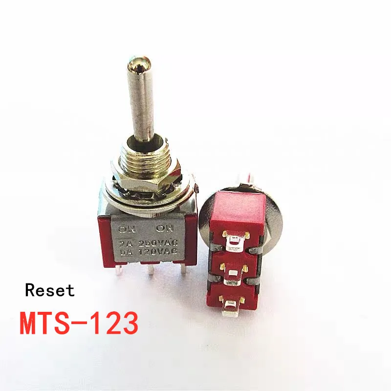 

Красные миниатюрные тумблеры MTS-123/MTS-103 6A 125VAC