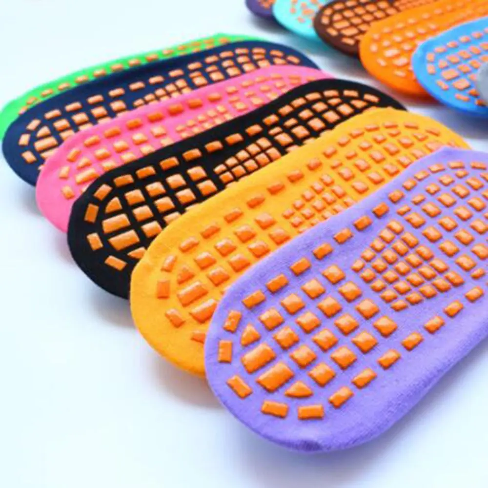 Женские носки для йоги нескользящие силиконовые спортзала пилатеса балета