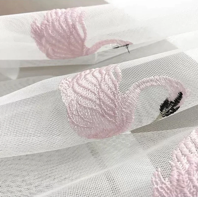 С короной 1 шт. шторы с принтом &quotлебеди&quot фатиновой юбкой для маленькой девочки