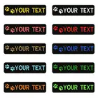 Нашивки на собаку, 10x2,5 см, с вышивкой и именем под заказ