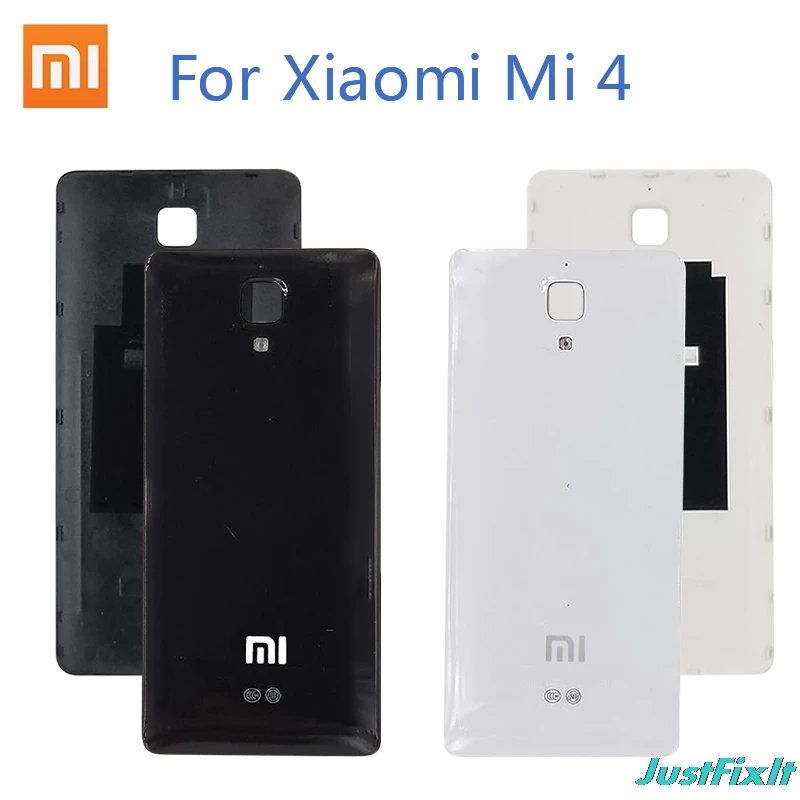Оригинальный чехол с аккумулятором для Xiaomi Mi4 Задняя стеклянная крышка запасная