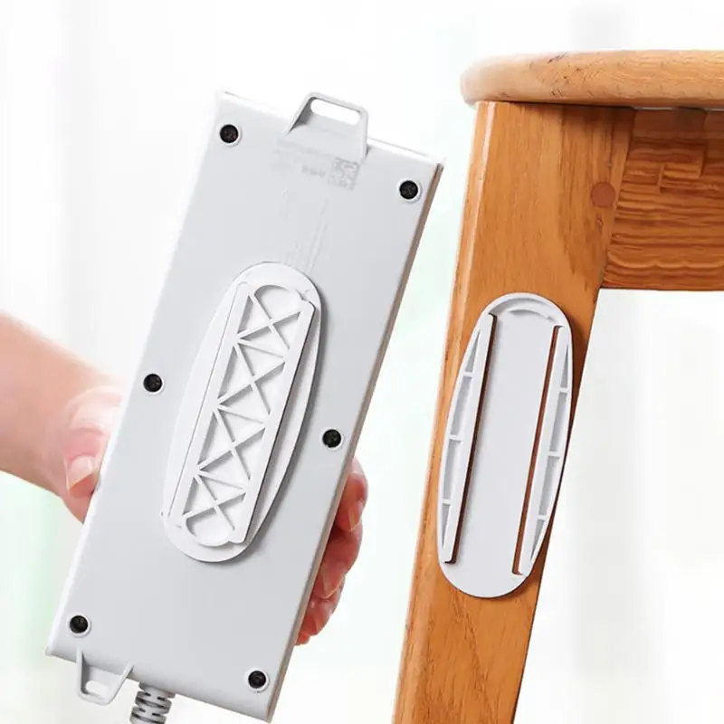 Настенный стикер без дыроколов фиксирующая вилка самоклеящаяся розетка для дома