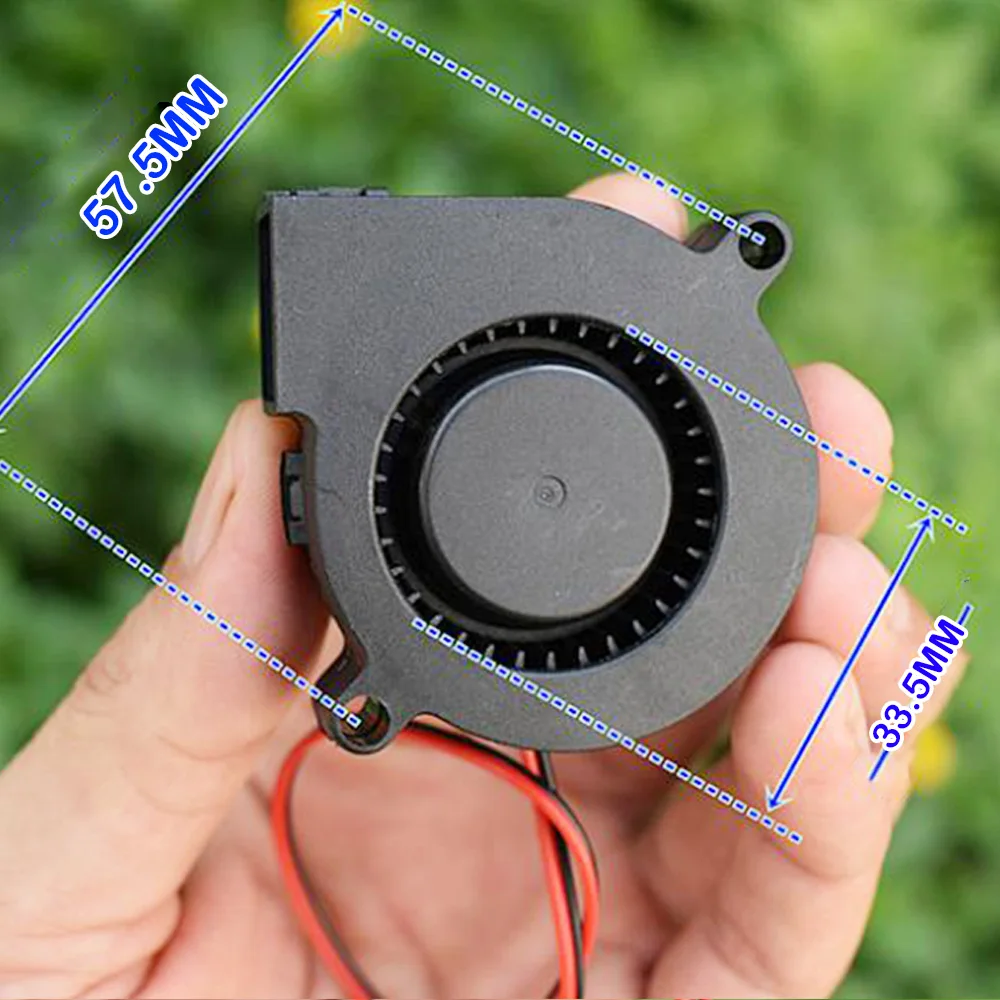 Миниатюрный вентилятор 50 мм * 15 бесщеточный центробежный червячный