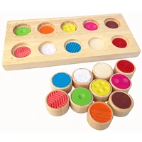 kids early learning educational toy block montessori sensory math colors challenge memory wooden match game children xmas gift