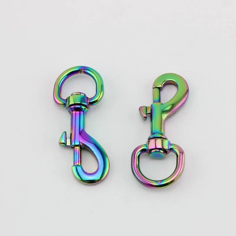 Num 5 Rainbow 10-50 шт, 7 ходовых стилей переливчатая Радуга триггер оснастки крюк, поворотные крючки аппаратные крючки для шитья - Цвет: Num 5 Rainbow