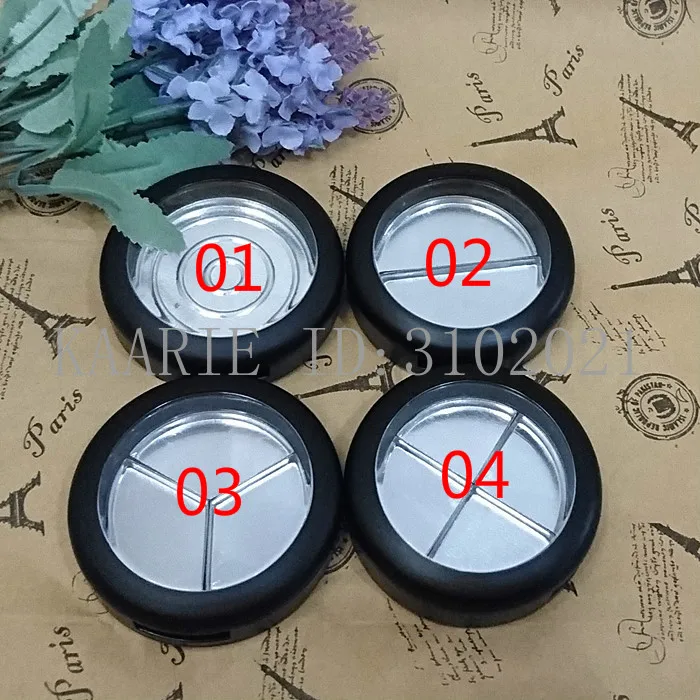 

20/50 шт. 44 мм внутренняя Диаметр черные туфли высокого качества пудреница коробка для хранения тени для век с одиночным Слои сменная упаковка...