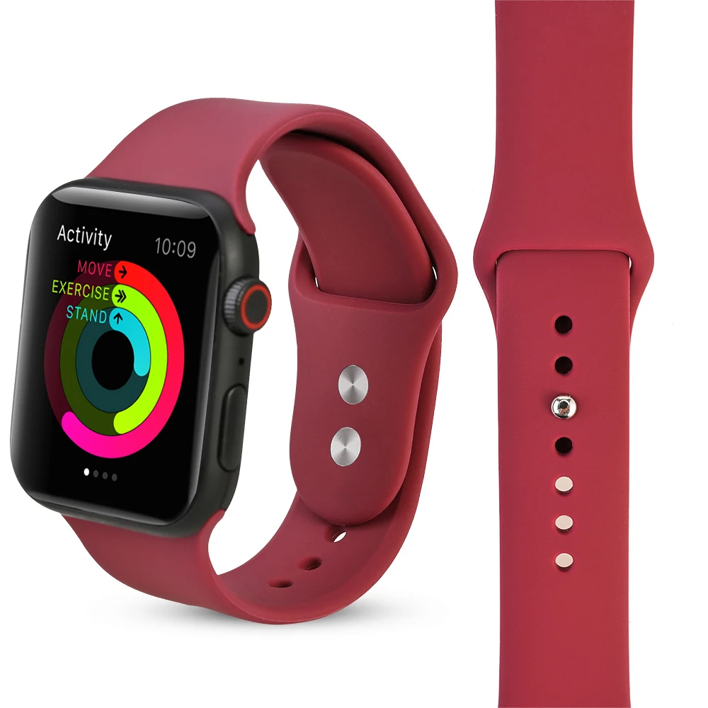 42 мм 38 мм ремешок для Apple Watch 3 сменный ремешок для iwatch 4 3 2 1 Ремешок силиконовый ремешок для iwatch умные аксессуары Z2