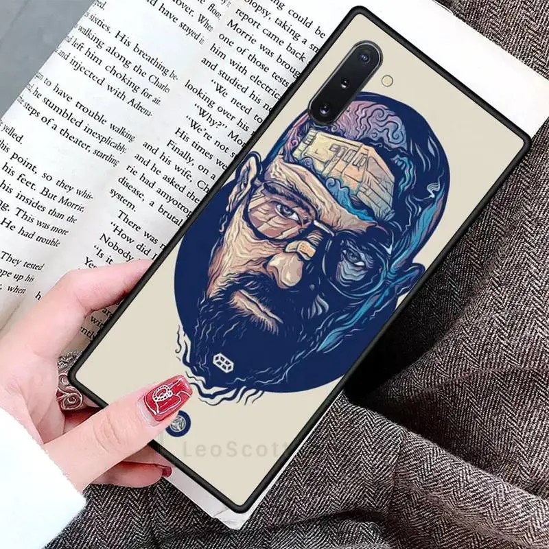 

Heisenberg Breaking Bad Phone Case For Samsung Galaxy S8 S9 S10 Plus S10E Note 3 4 5 6 7 8 9 10 Pro Lite cover