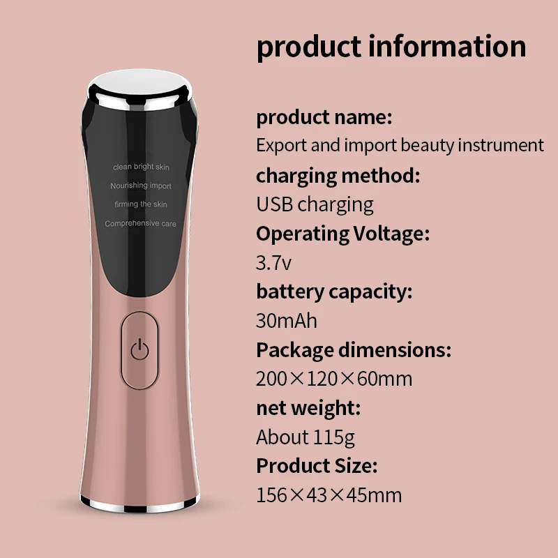 

Facial Massager EMS Radio Frequency Skin Tightening Rejuvenation Rf Lifting Machine Wrinkle Removal Mesotherapy Beauty