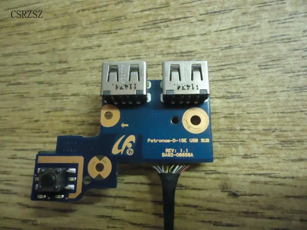 Original For Samsung USB Power Button BOARD Wiht Cable NP305V5A NP300E5A NP300E7A BA92-08658A | Компьютеры и офис