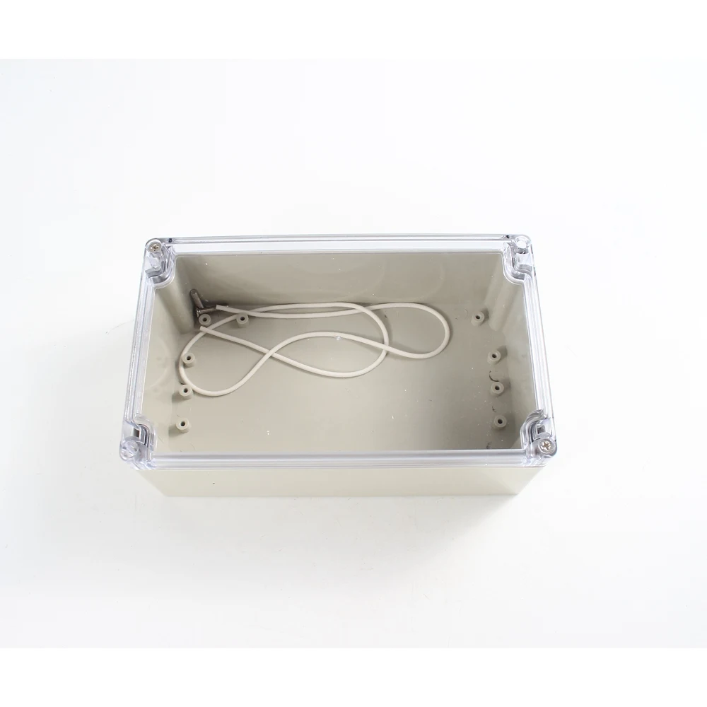 Прозрачный водонепроницаемый пластиковый распределительный ящик 200x120x75 мм чехол
