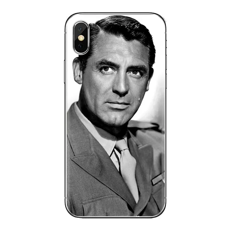Soft Transparent Cases Covers For Samsung Galaxy J1 J2 J3 J4 J5 J6 J7 J8 Plus 2018 Prime 2015 2016 2017 Cary Grant |