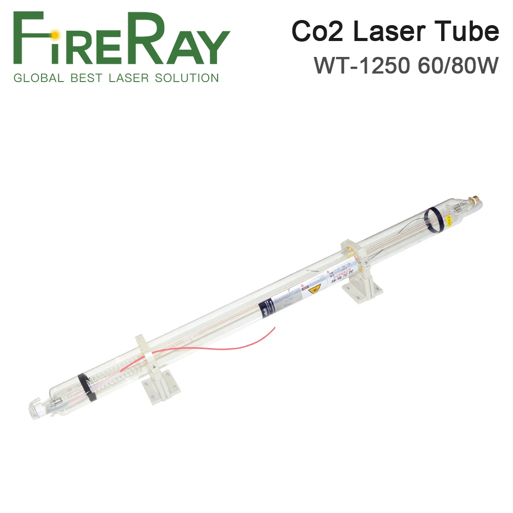 Co2 лазерная трубка FireRay WT1250 60 Вт 80 стеклянная длиной 1250 мм диам. 55 используется для