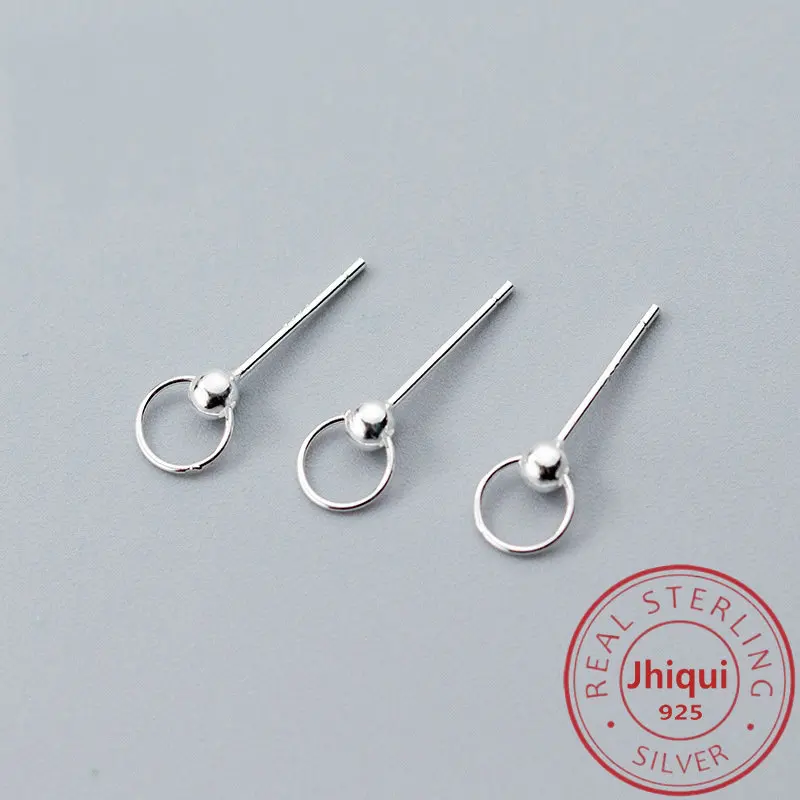

1pair 925 Sterling Silver Stud Earring for DIY Drop Earring Making Fine Jewelry Finding