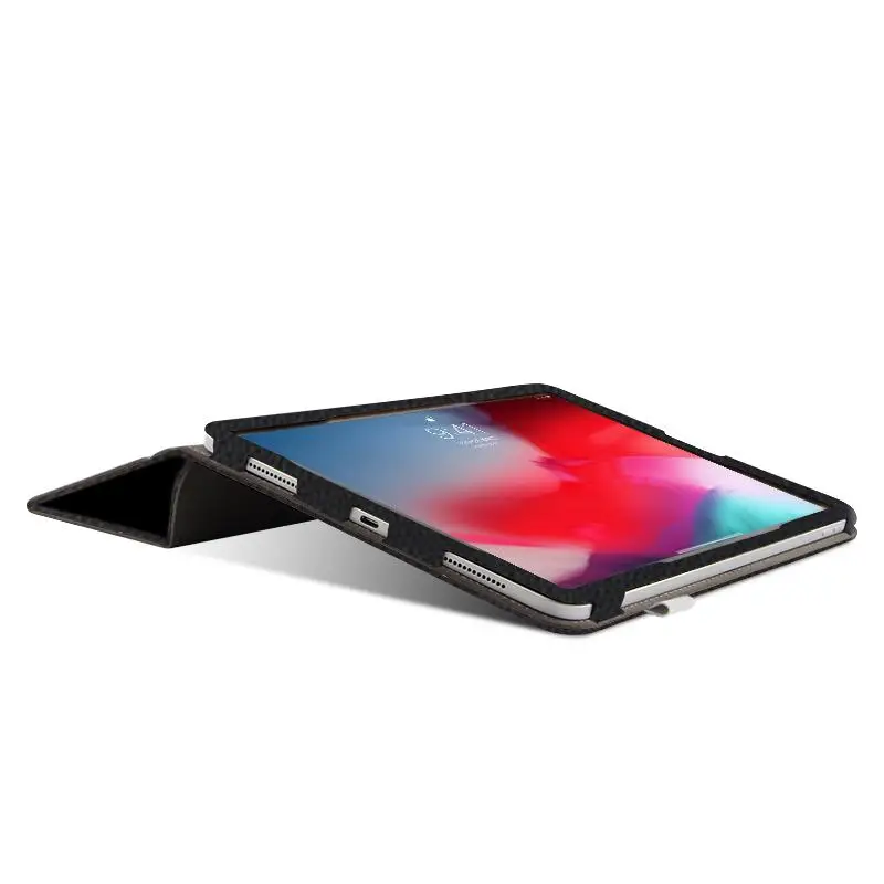 

Case Cowhide For Apple iPad Pro 11 2018 Protective Cover Genuine Leather Case For 2018 new ipad Pro11 iPad 11" A1980 Tablet case