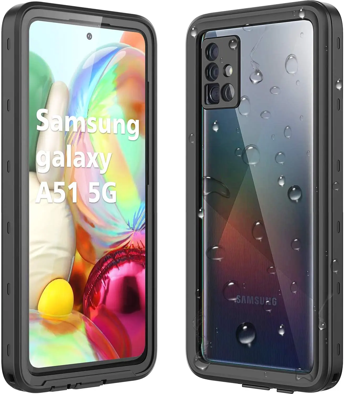 

Galaxy A51 Waterproof Case for Samsung Galaxy A51 5G Swim Proof Case Built-in Screen Protector Cover Protection Capa Fundas