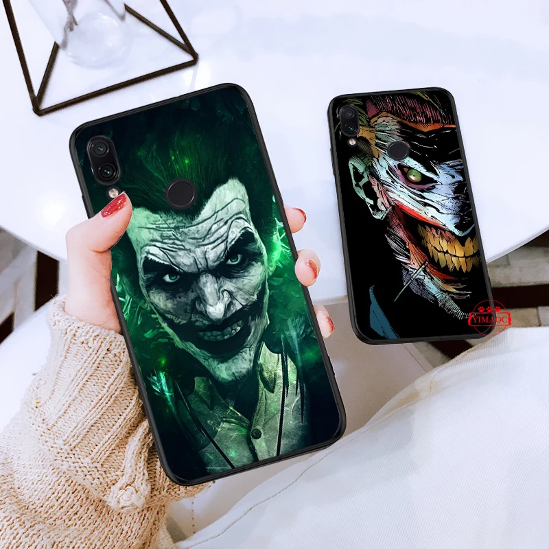 Джокер в продаже роскошный классный силиконовый случай для Redmi Примечание 4X5 Pro 6 5A