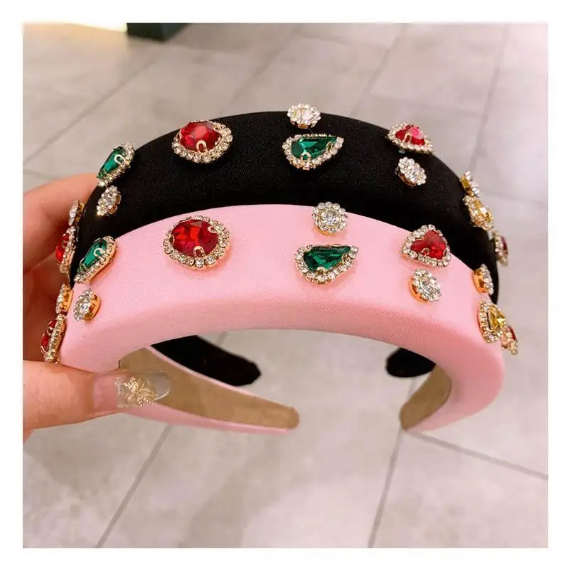 

Vintage diamond women headbands women fashion headbands Boutique girls headband hair accessories for women hair bands kids head
