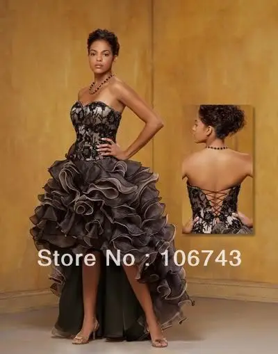 

free shipping 2016 new style hot sale Sexy bride wedding sweet princess Custom size ruffles tiered prom dress