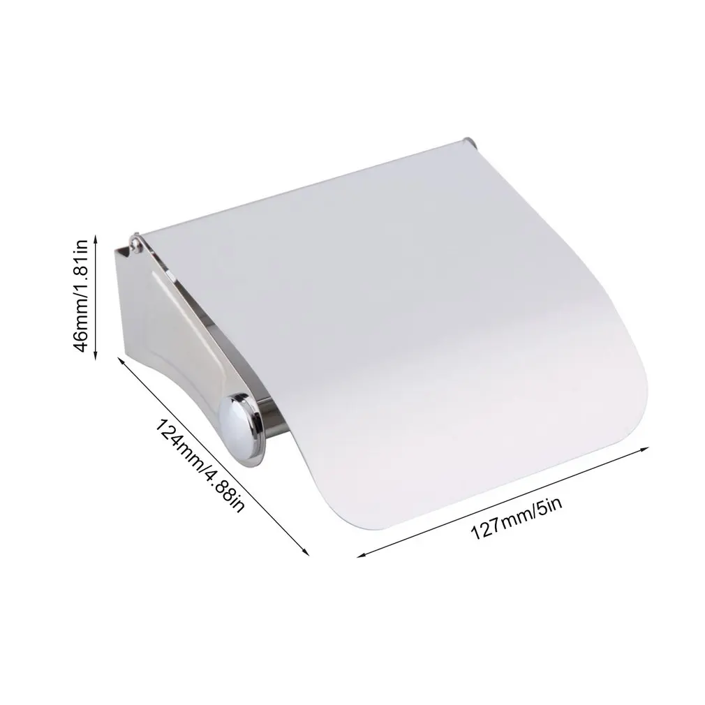 

Amazing Durable Bathroom Accessories Stainless Steel Toilet Paper Holder Tissue Holder Roll Paper Holder Box