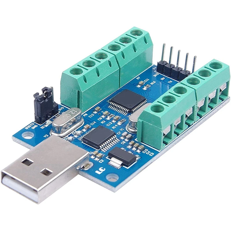 USB 10 канальный 12 бит AD Модуль сбора данных STM32 коммуникационная плата интерфейса