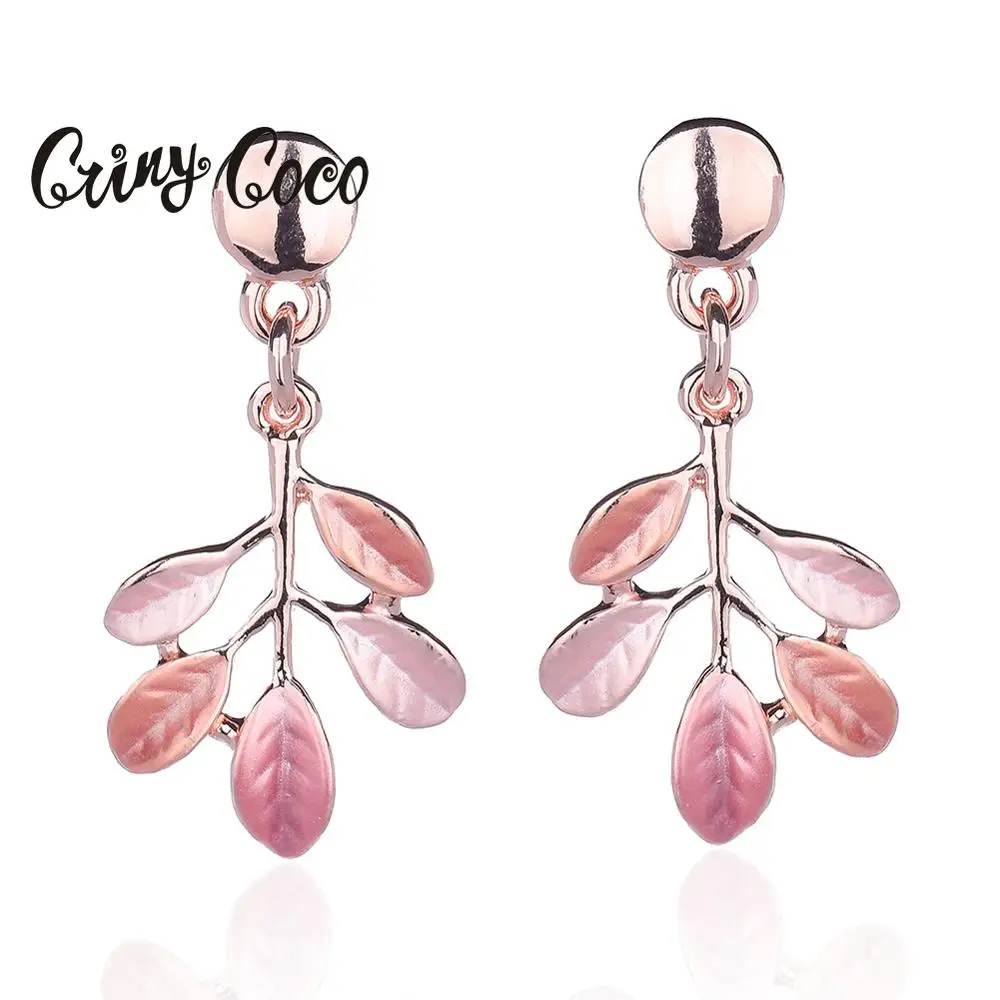 Женские Висячие серьги Cring Coco из сплава с подвесками модные ювелирные украшения