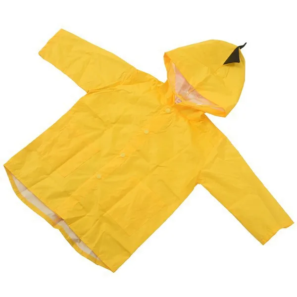 

Cute Dinosaur Polyester Baby Raincoat Outdoor Waterproof Rain Coat Children Impermeable Poncho Boys Girls Rain Jacket Yellow