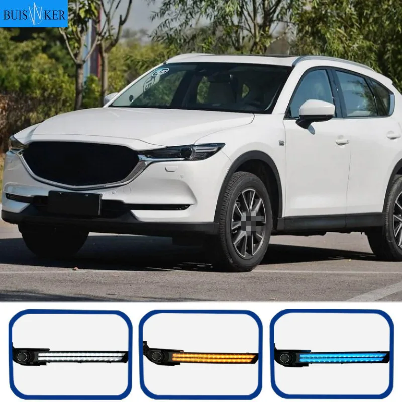 Светодиодные дневные ходовые огни DRL с желтым поворотным сигналом ночные синие