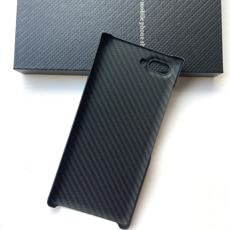 

Luxury brand thin light aramid Carbon fiber case For blackberry key one two 1 2 phone bumper shell