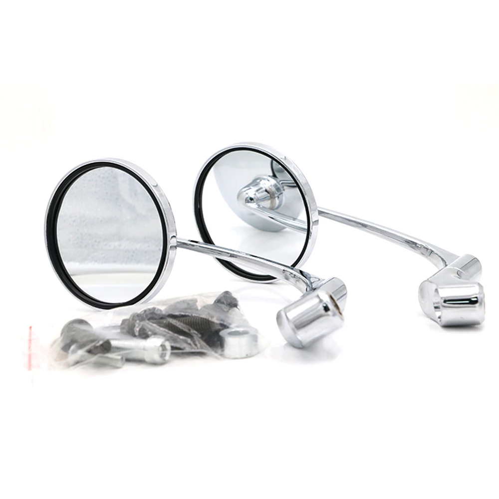 Мотоциклетное зеркало заднего вида 8 мм 10 классическое вращающееся для Bobber Chopper