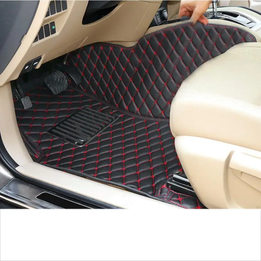 Кожаный Автомобильный напольный коврик для nissan x-trail rogue t31 t32 2007 2008 2009 2011 2012 2013 2014 2016