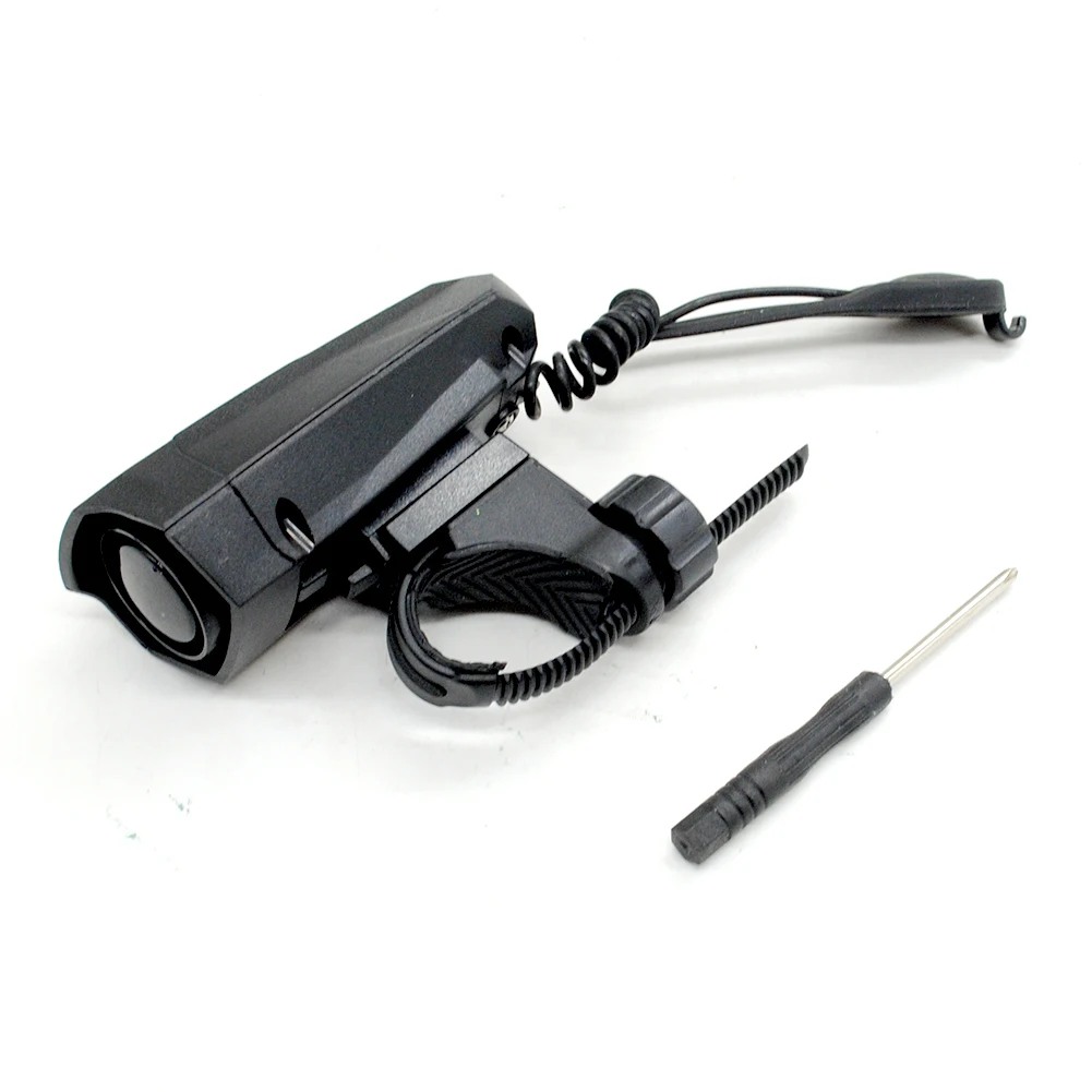 

Easy Install Riding Loud Outdoor Plastic Safety Cycling Battery Powered Black Durable 110dB Bike Horn
