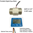 US211M Lite расходомер с DN40 потока Сенсор USS-HS121TA Нержавеющаясталь 304 Turb 10-150Lмин цифровой расходомер топлива 5V потока чтения