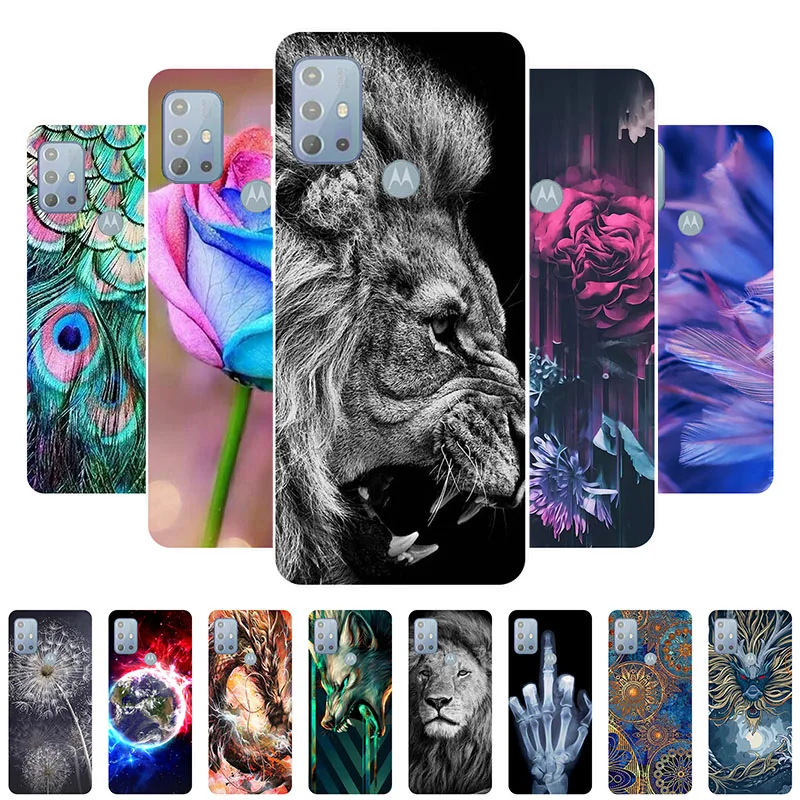 

For Nokia G20 Case 6.5 inch Fashion Lion Soft Silicone Cases for Nokia G20 Phone Cover TPU Bumper for NokiaG20 G 20 2021 Fundas