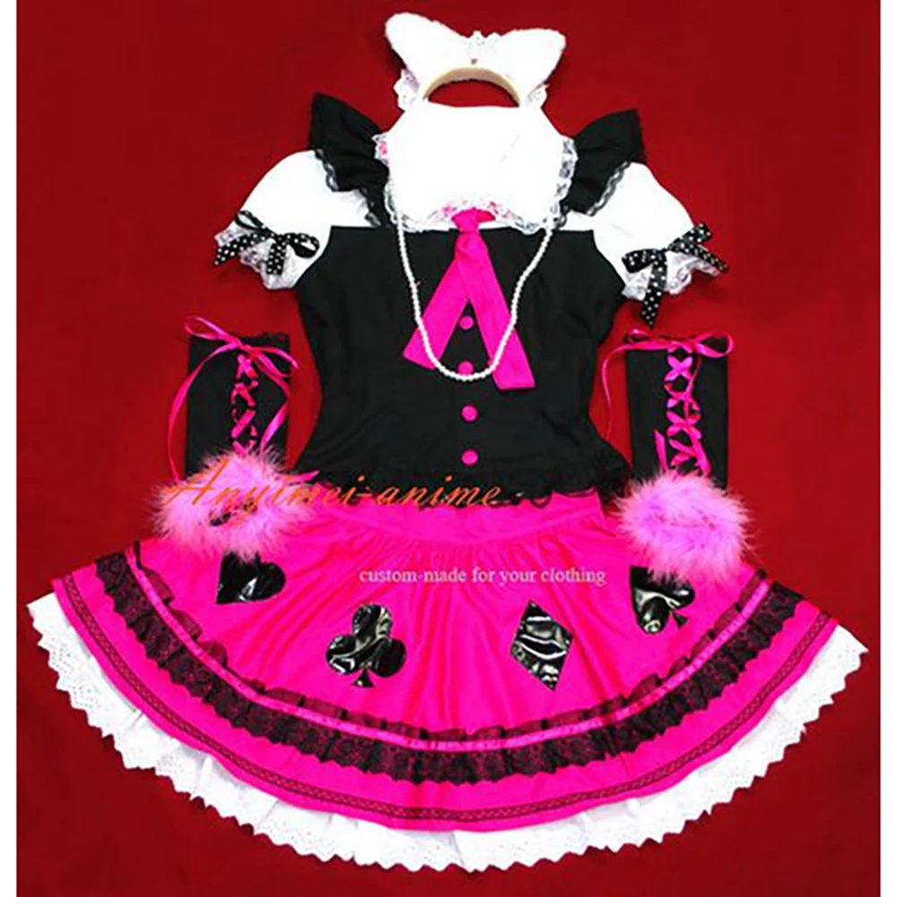 fondcosplay hiphop Gothic Tripp Japan An Cafe Bou Visual J-rock cotton Dress Outfit Cosplay Costume Tailor-made[G451] |