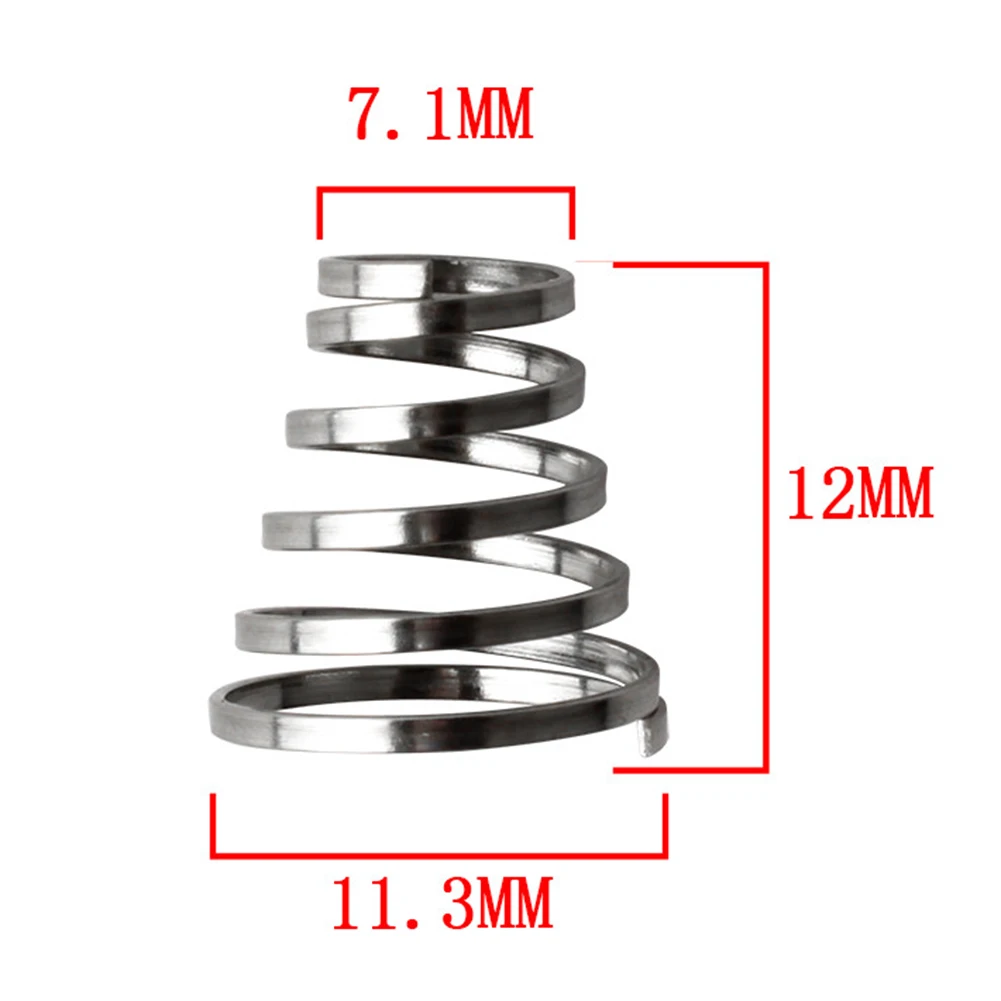 

4Pcs Stainless Steel Mountain Bike Hub Quick Release Spring Bicycle Parts Supply