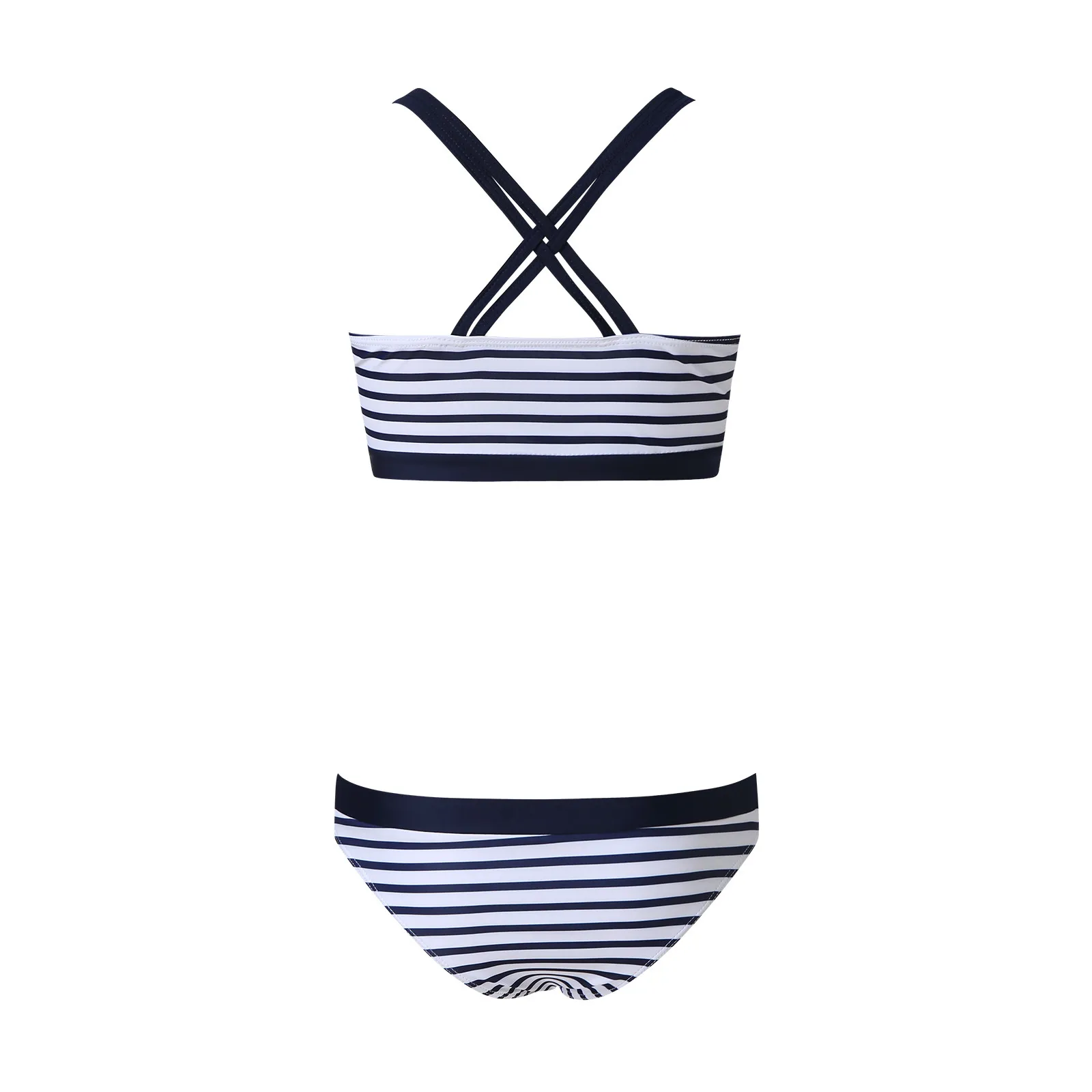 

New Sexy Striped Beach Bikinis Set Women Swimwear Push Up Swimsuit Female Bathing Suits Bikini Girls Pool Swimming Suit 2021