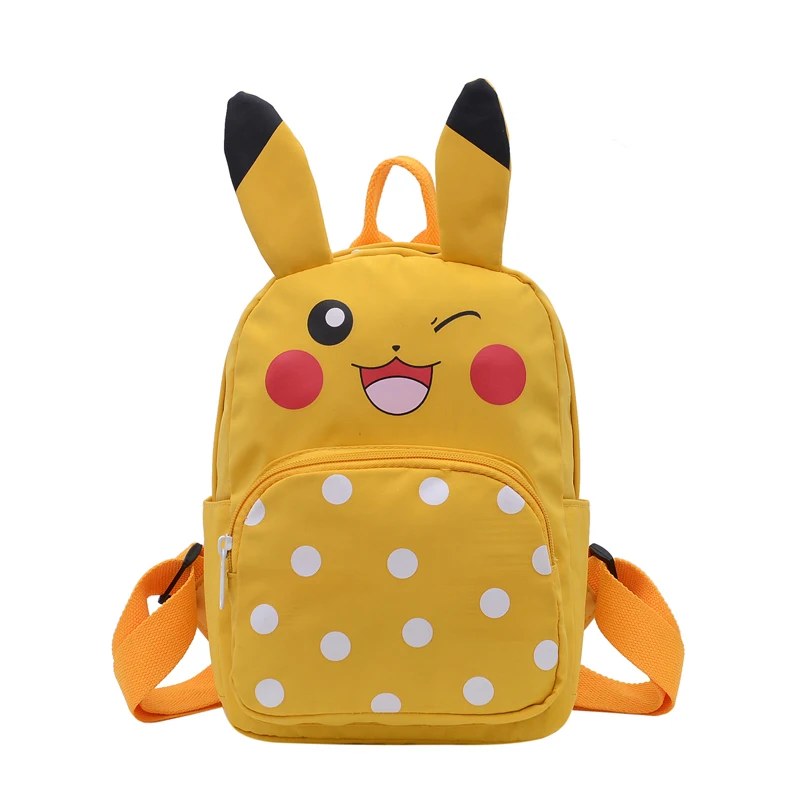 

Original Cute Pikachu Fashion Travel Backpack Cartoon Pokemon Kindergarten School Bag Backpacks Children's Birthday Gifts Toys