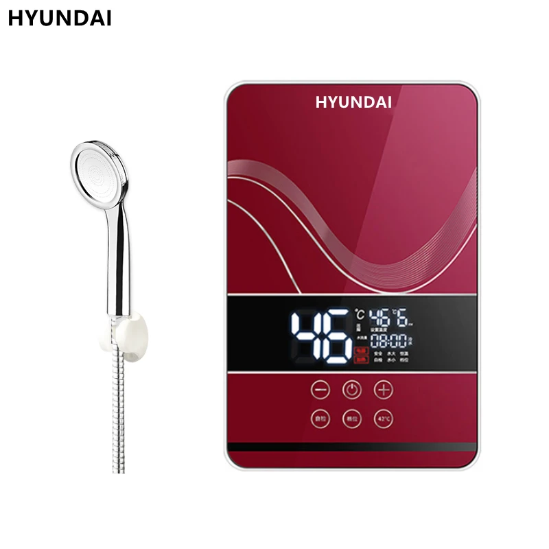 

Электрический подогреватель воды, быстрое электрическое устройство для душа с быстрым нагревом, для кухни, ванной комнаты, с дистанционным ...