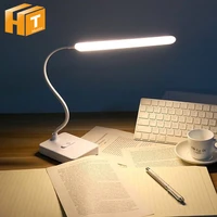 led desk lamp 3 mode color lighting adjustabale brightness rechargeable usb led reading lamp eye protection study light