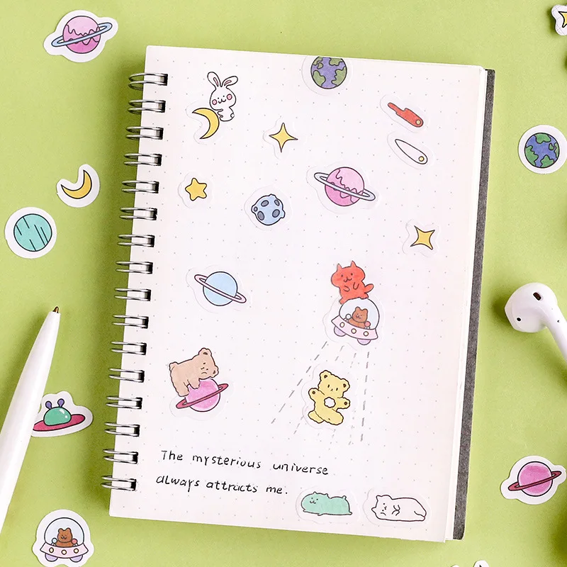 Kawaii блокнот для записей креативные милые Липкие заметки планировщик