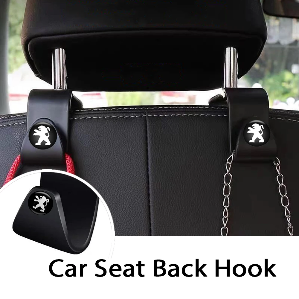 

New Car Seat Back Multi-functional Hook Portable Auto Interior Holder For Peugeot 206 207 307 3008 2008 308 408 508 301 208