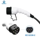 EVSE вход EV Зарядные станции 32A 13 фазовый разъем IEC 62196-2 Type2 электрический автомобиль уровень зарядки 2 зарядное устройство разъем