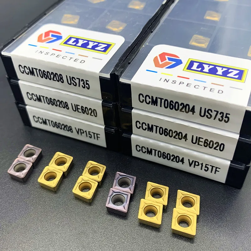 10 шт. CCMT060204 CCMT060208 VP15TF UE6020 US735 внутренний круглый фрезерный инструмент CCMT 060204