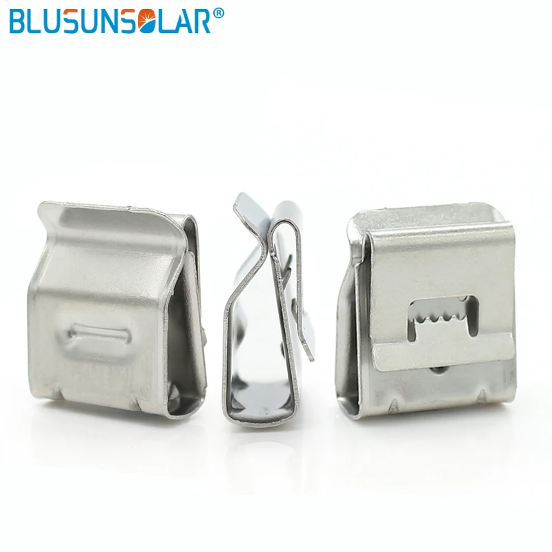 1000 pec Stainless Steel Solar Cable Clips Cable Clamp For 4mm2 6mm2 cables 12awg 10WAG PV Solar Cable Wire